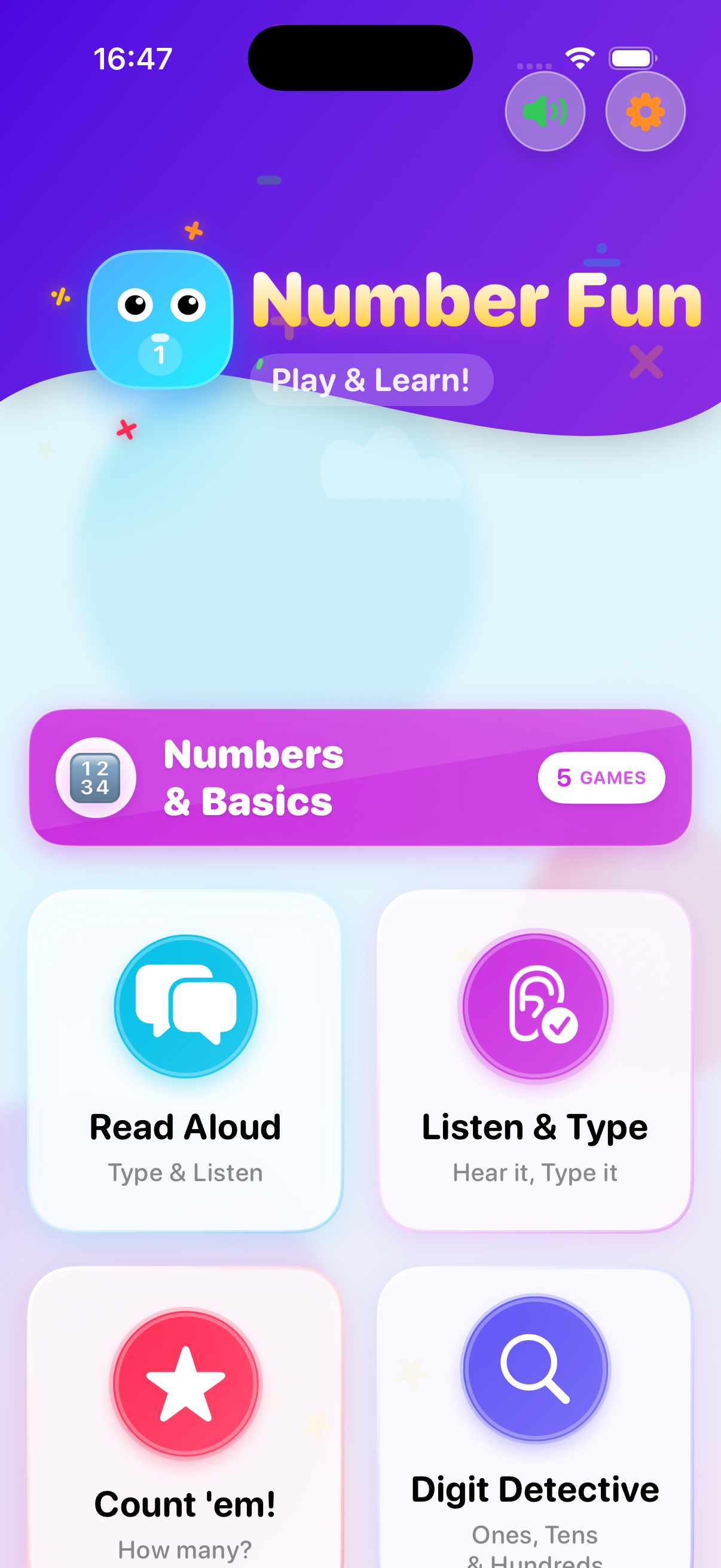 LogicLand Home Screen